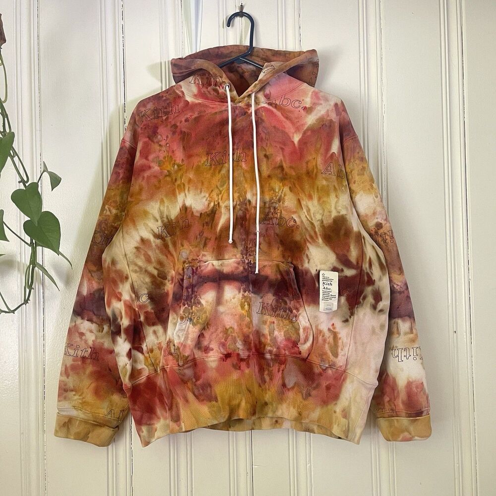 Kith x ABC Advisory Board Crystals Collab Men Desert Dye Hoodie Size XL READ